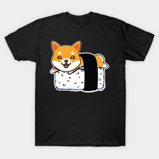 Shiba inu sushi doge doggo meme T-Shirt